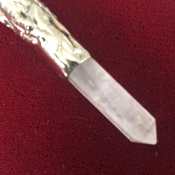 Handmade “Lord of the Rings”- style mini wand ,crystal fantasy wizard elf WOW! - Picture 12 of 12